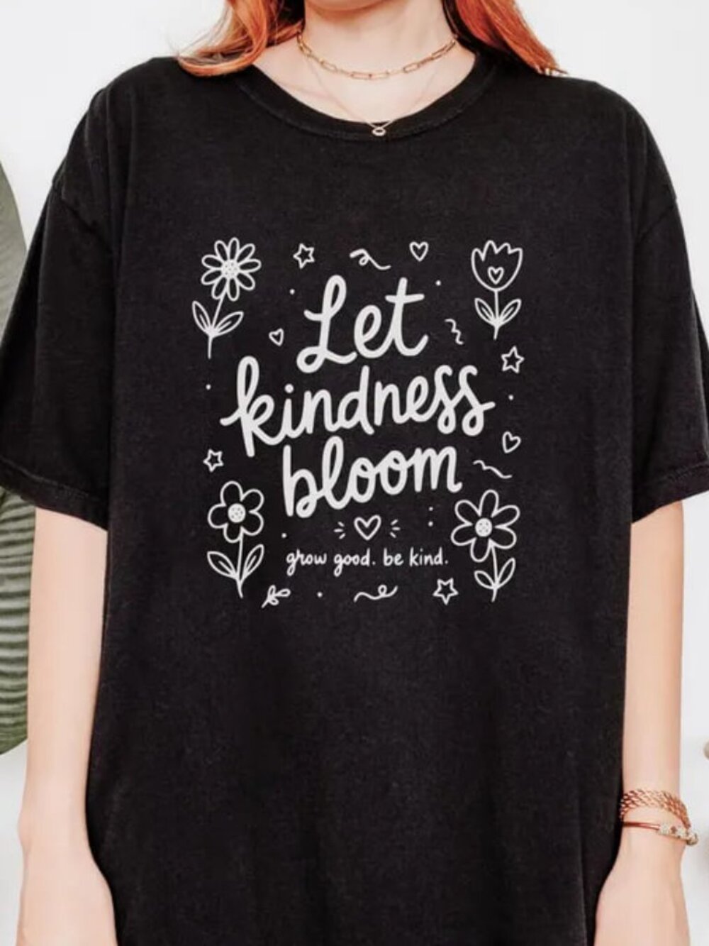 Teacher Kindness Tee, Back To School Floral Tee, Teacher Gift